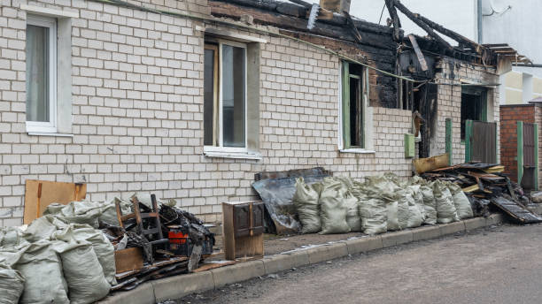 Professional Fire Damage Removal technician working in Tempe, AZ